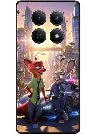 Силиконовый бампер чехол для xiaomi redmi note 15 pro 4g с картинкой джуди зверополис