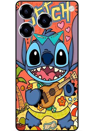 Силіконовий бампер чохол для zte blade a76 з картинкою стіч stitch