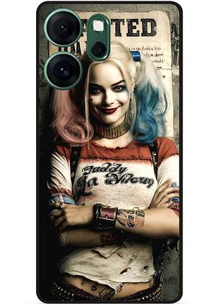 Чехол силиконовый бампер для oppo reno 14fs с рисунком джокер харли квинн joker