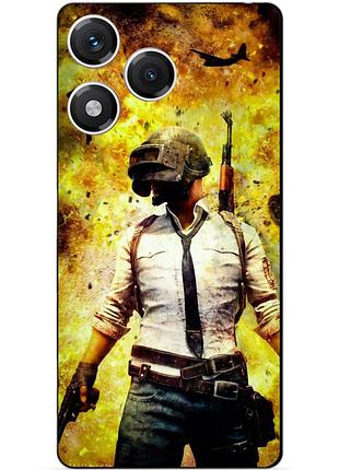Силіконовий чохол бампер для huawei honor 400 lite з малюнком pubg пабг