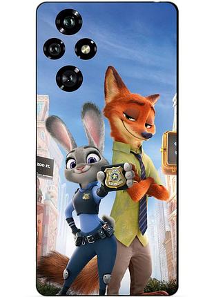 Чехол силиконовый бампер для huawei honor 200 с рисунком джуди зверополис zootopia