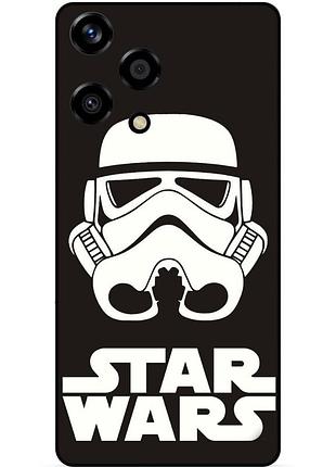 Чехол силиконовый бампер для huawei honor 200 lite с рисунком звездные войны star wars звездные войны