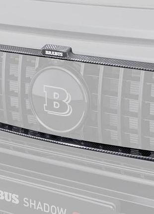 Карбоновая окантовка решетки mercedes g-class w463a стиль brabus