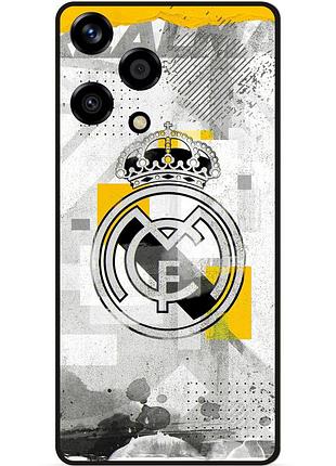 Чехол силиконовый бампер для huawei honor 200 lite с рисунком real madrid реал мадрид