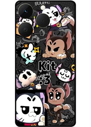 Чехол силиконовый бампер для realme 15t с рисунком бравл кит brawl kit