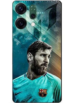 Силіконовий чохол бампер для oppo reno 14 з малюнком leo messi мессі