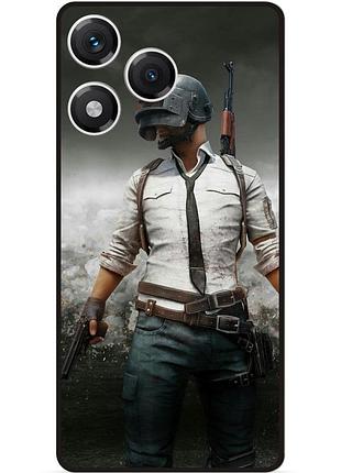 Силіконовий чохол бампер для huawei honor 400 lite з малюнком пабг pubg