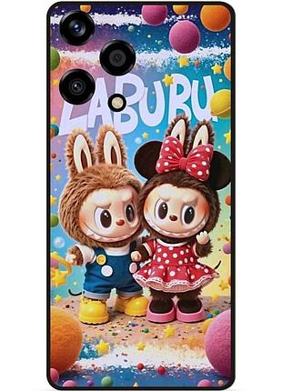 Силіконовий бампер чохол для huawei honor 200 lite з малюнком labubu лабубу