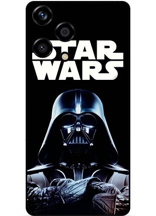 Чехол силиконовый бампер для huawei honor 200 lite с рисунком star wars звездные войны дарт вейдер