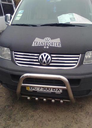 Накладки на решітку transporter (carmos) vw t-5 2003-2015