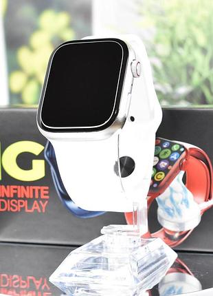 Смарт годинник t800 promax smart watch 8 wireless charging white