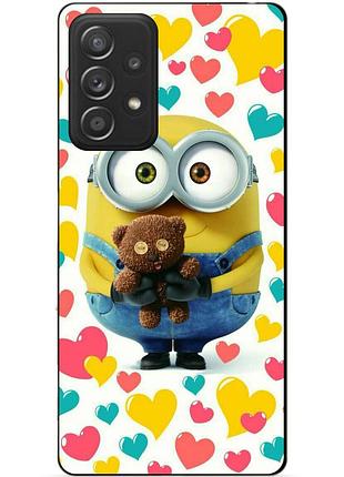 Силіконовий чохол бампер для samsung a33 5g з малюнком міньйон боб minion