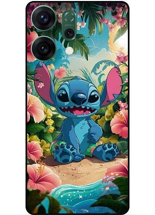 Силіконовий бампер чохол для oppo reno 14 з малюнком stitch стіч