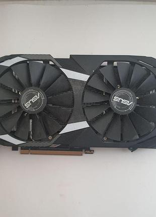 Несправна 2 відеокарти asus dual rx580 4gb (1 dvi) несправна