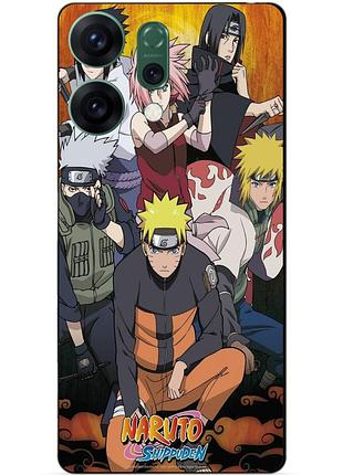 Силіконовий чохол бампер для oppo reno 14 з малюнком naruto наруто аніме