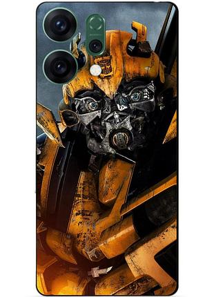 Силіконовий чохол бампер для oppo reno 14 з малюнком бамблбі bumblebee трансформери