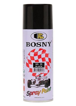 Акриловая аэрозольная краска bosny черный 400мл