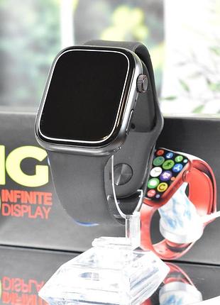 Смарт годинник t800 promax smart watch 8 wireless charging black