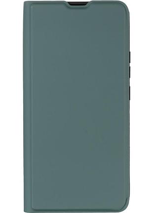 Чехол fiji shell для samsung galaxy a37 5g (a376) книжка с магнитом и защитой камеры green
