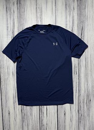 Футболка under armour оригинал размер m синяя