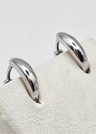 Сережки кольца серебряные 2,86 г