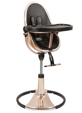 Стульчик для кормления bloom fresco chrome special edition rose gold (с вкладышем) midnight black