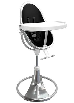 Стульчик для кормления bloom fresco chrome special edition silver (с вкладышем) midnight black