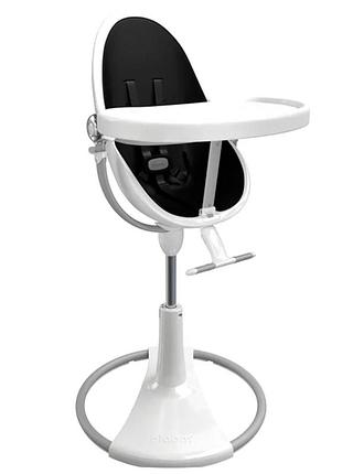 Стільчик для годування bloom fresco chrome white (з вкладишем) midnight black