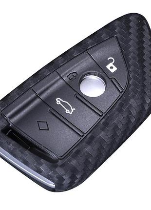 Силиконовый чехол для ключа bmw 4 series x2 5 series x6 ix 2 series 7 series x1 x3 i4 i3 x4 3 series x7 x5 черный