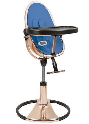 Стульчик для кормления bloom fresco chrome special edition rose gold (с вкладышем) riviera blue