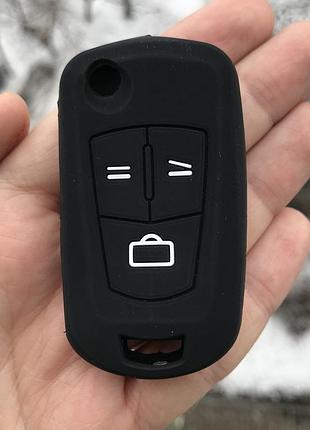 Силиконовый чехол для ключа chevrolet aveo volt camaro tahoe trailblazer captiva spark malibu bolt ev equinox cruze черный