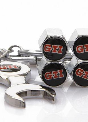 Защитные колпачки на ниппеля фольксваген volkswagen gti серебристый