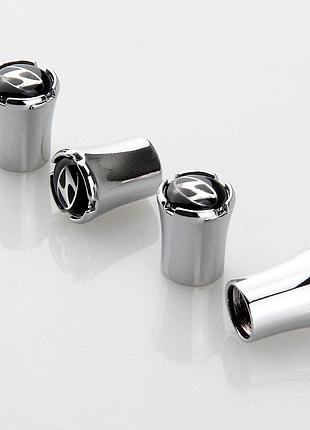 Защитные колпачки на ниппеля хюндай хендай hyundai серебристый