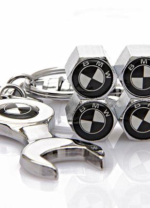 Защитные колпачки на ниппеля бмв bmw серебристый