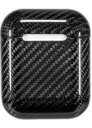 Карбоновый чехол для наушников apple airpods 2 wireless