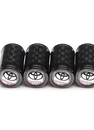 Защитные колпачки на ниппеля toyota тойота черный