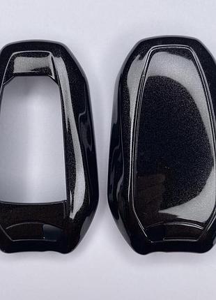 Пластиковый чехол для ключа peugeot 508 2008 207 partner 308 206 3008 expert 5008 черный