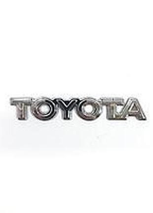 Эмблема шильдик toyota (на скотче) 95*16 мм хром