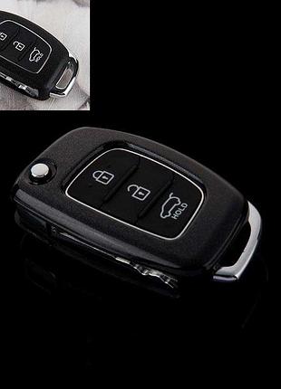 Пластиковий чохол для ключа hyundai i10,i20,i40, accent, elantra,sonata, tucson,santa fe, verna, genesis, getz,ix35
