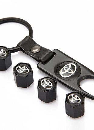 Защитные колпачки на ниппеля toyota тойота черный