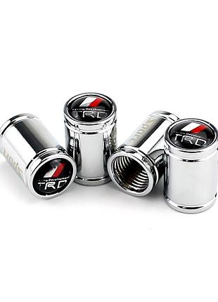 Защитные колпачки на ниппеля toyota тойота trd серебристый