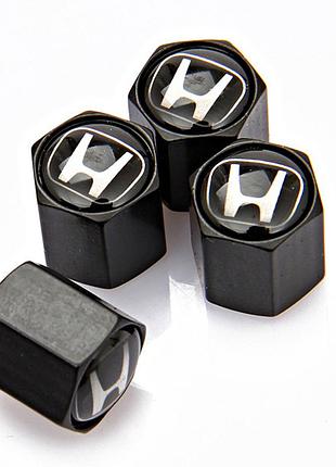 Защитные колпачки на ниппеля хонда honda черный