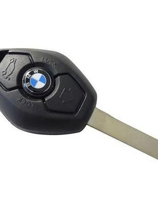 Корпус авто ключа під чип для bmw е46, е53, е60, х3, х5 (бмв) лезо hu 92