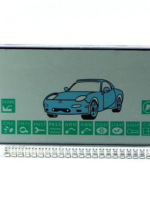 Дисплей жк lcd экран для брелока starline a9 a8 (двусторонняя сигнализация)