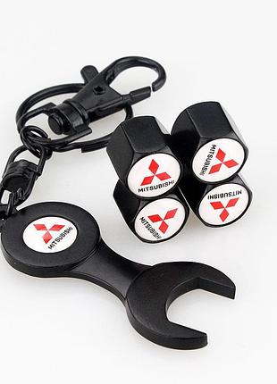 Защитные колпачки на ниппеля mitsubishi митсубиси черный