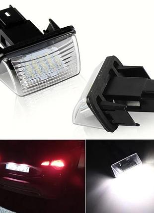 Плафоны номерного знака led citroen c3 c4 c5 berlingo saxo xsara picasso для peugeot 206 207 306 307 308 5008