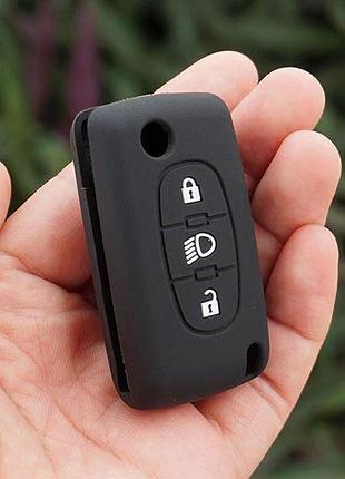 Чехол для ключа citroёn berlingo ,c2,c3 aircross,picasso,c4,c5,c6, c-crosser,c-elysée