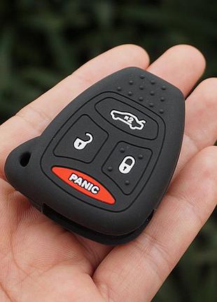 Силіконовий чохол для ключа jeep cherokee, grand cherokee, renegade, commander, grand commander,wrangler, compass