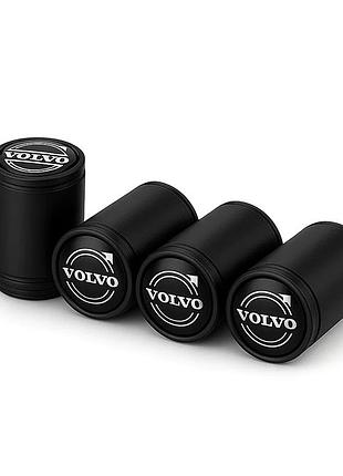 Защитные колпачки на ниппеля вольво volvo черный