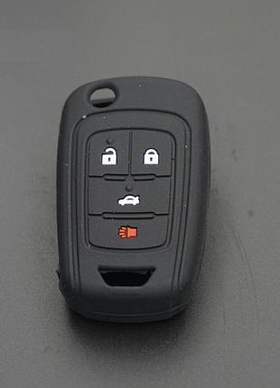 Силиконовый чехол для ключа chevrolet cruze spark bolt ev tahoe volt aveo malibu captiva camaro trailblazer equinox черный